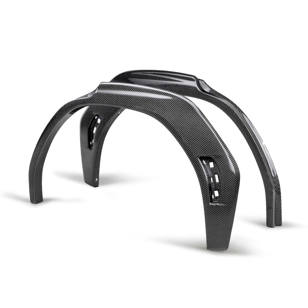 Seibon Carbon Fiber Rear Fender Trim - 2022-2024 Subaru WRX