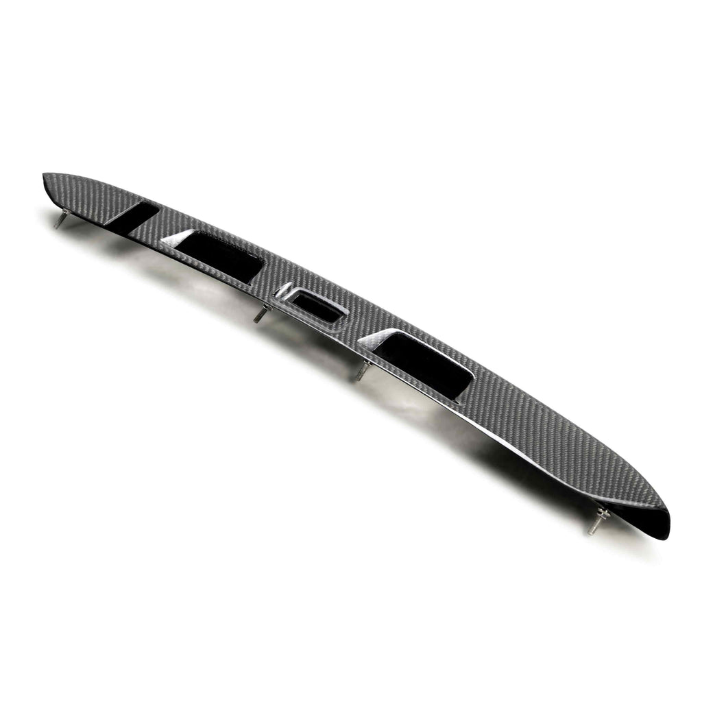 Seibon Carbon Fiber Trunk Garnish - 2015-2021 Subaru WRX/STI (With Cutout For Trunk Release)