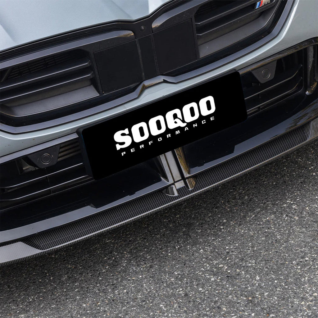 SooQoo BMW F70 1 Series & F74 2 Series Front Splitter In Gloss Carbon Fibre
