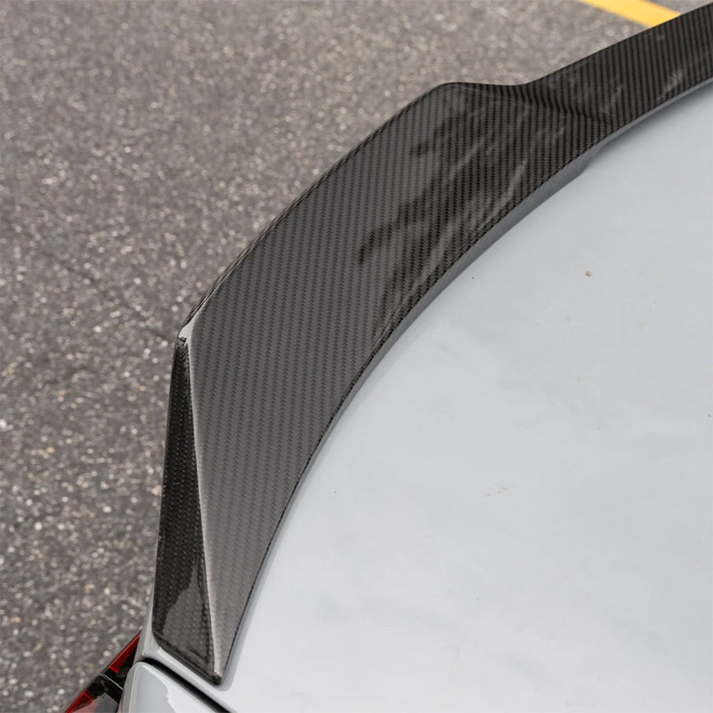 SooQoo BMW F74 2 Series Rear Trunk Spoiler In Gloss Carbon Fibre