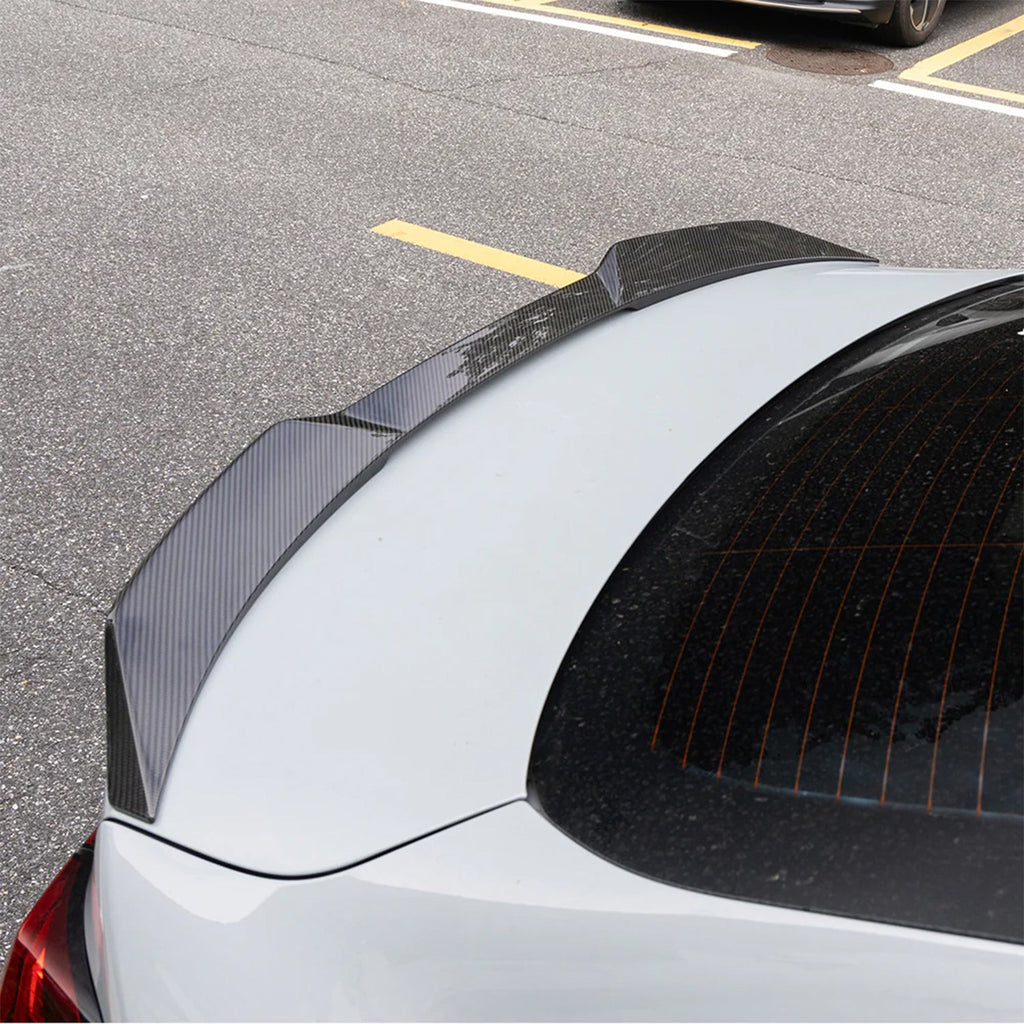SooQoo BMW F74 2 Series Rear Trunk Spoiler In Gloss Carbon Fibre