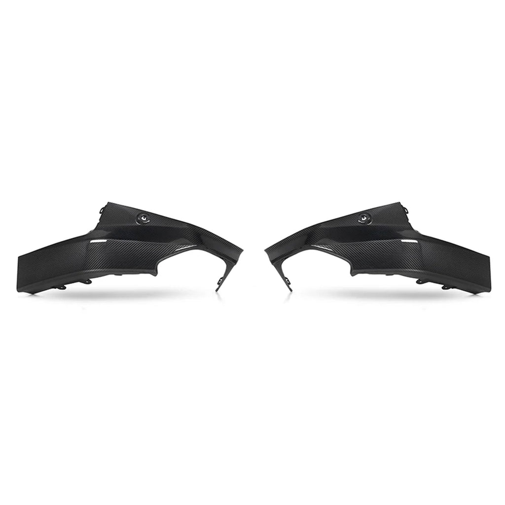 SooQoo BMW G42 M240i Rear Side Diffusers In Gloss Carbon Fibre