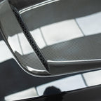 SooQoo BMW G90 & G99 M5 Vented Hood In Gloss Black Painted Pre Preg Carbon Fibre With Exposed Vent Sections
