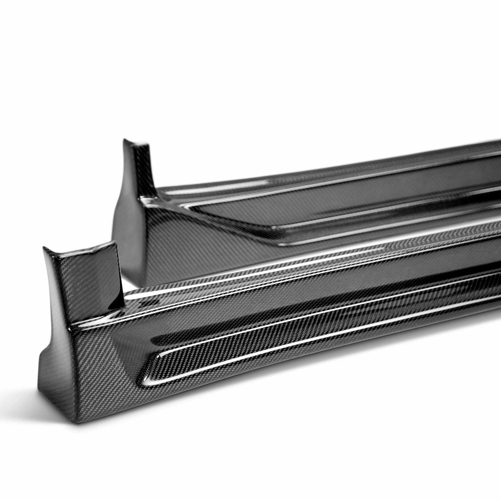 Seibon CW-Style Carbon Fiber Side Skirts - 2004-2005 Subaru Impreza / WRX