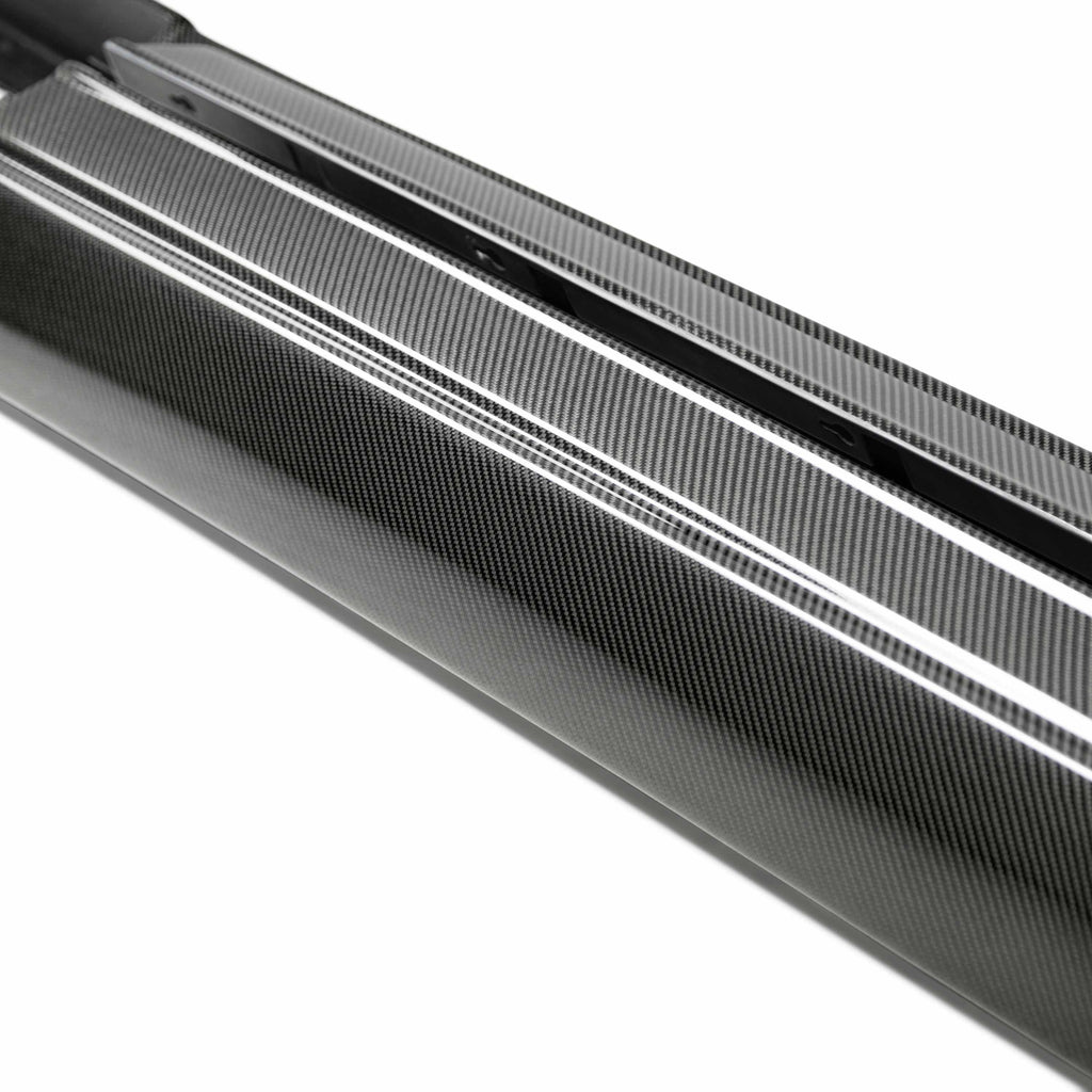 Seibon OEM-Style Carbon Fiber Side Skirts - 2009-2016 Nissan GTR (Do Not Fit NISMO)