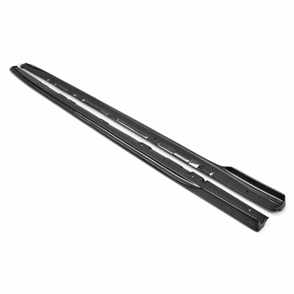 Seibon MB-Style Carbon Fiber Side Skirts - 2015-2021 Subaru WRX/STI