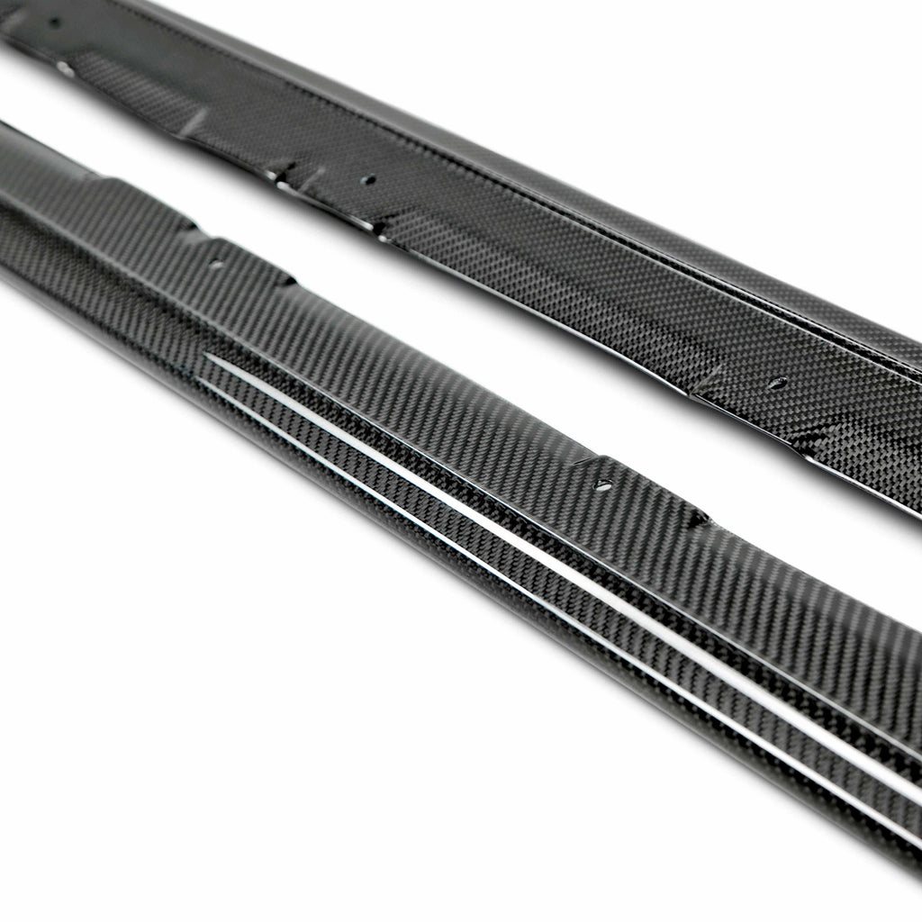 Seibon MB-Style Carbon Fiber Side Skirts - 2015-2021 Subaru WRX/STI