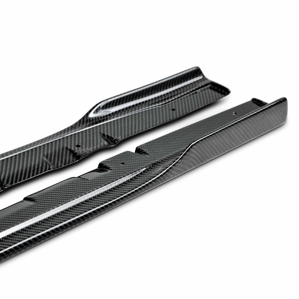 Seibon MB-Style Carbon Fiber Side Skirts - 2015-2021 Subaru WRX/STI