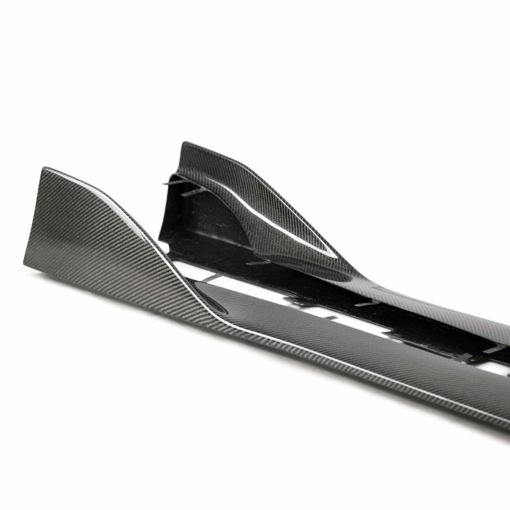 Seibon MB-Style Carbon Fiber Side Skirts - 2020-2026 Toyota GR Supra