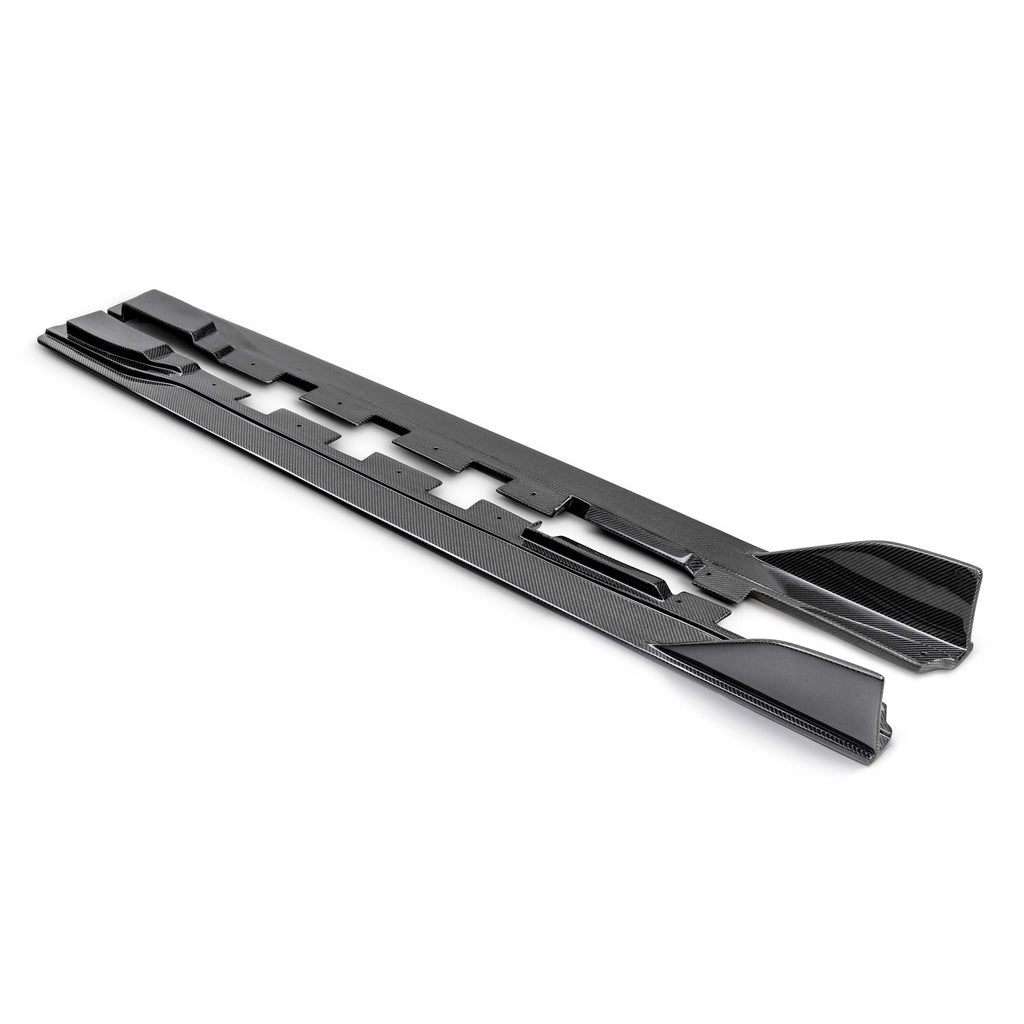 Seibon MB-Style Carbon Fiber Side Skirts - 2022-2024 Toyota GR86/Subaru BRZ
