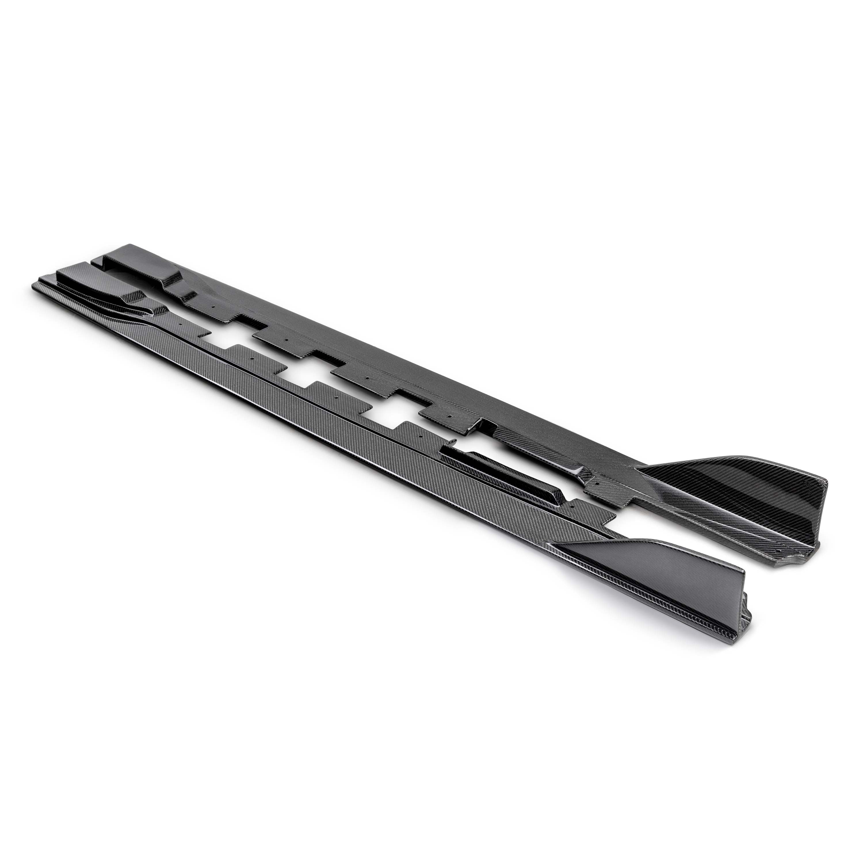 Seibon MB-Style Carbon Fiber Side Skirts - 2022-2024 Toyota GR86/Subaru BRZ