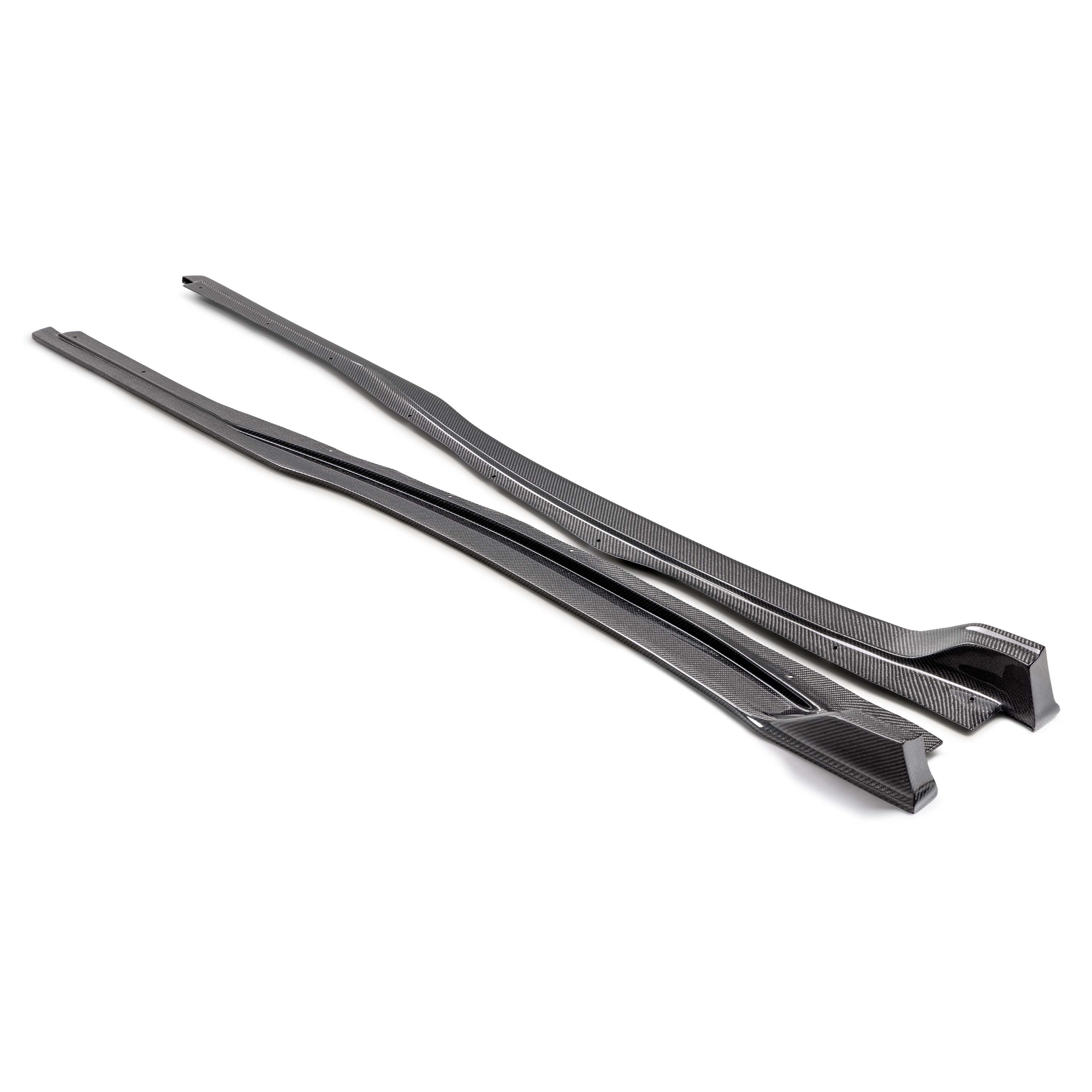 Seibon MB-Style Carbon Fiber Side Skirts - 2023-2025 Toyota Prius/Prius Prime