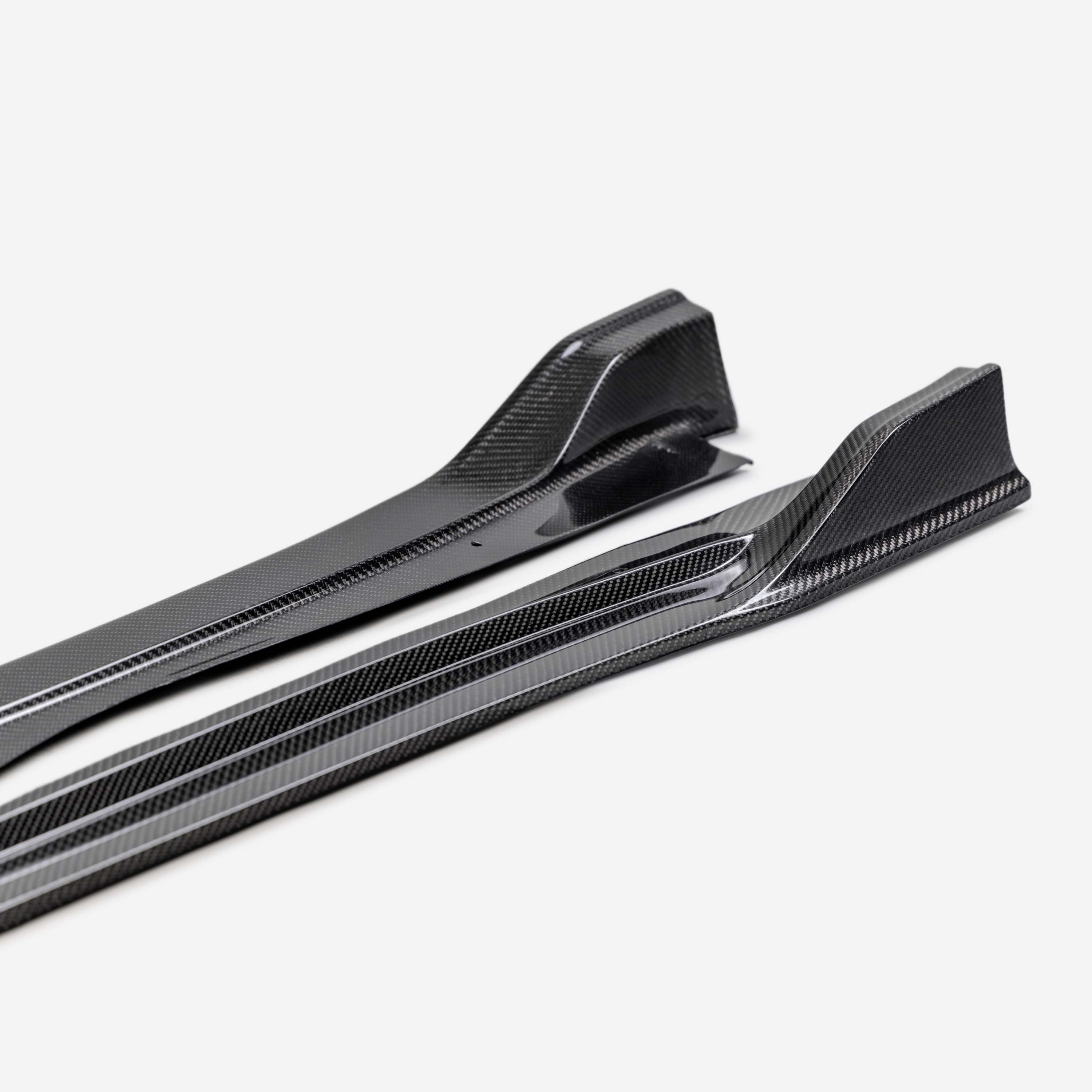 Seibon MB-Style Carbon Fiber Side Skirts - 2023-2025 Toyota Prius/Prius Prime