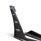 Seibon MB-Style Carbon Fiber Front Side Skirt Extensions - 2023-2025 Honda Civic Type R