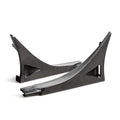 Seibon MB-Style Carbon Fiber Rear Side Skirt Extensions - 2023-2025 Honda Civic Type R
