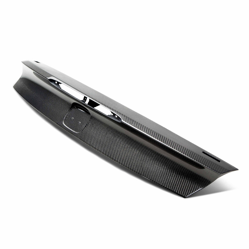 Seibon OE-Style Carbon Fiber Trunk Garnish - 2014-2015 Honda Civic 2DR Si