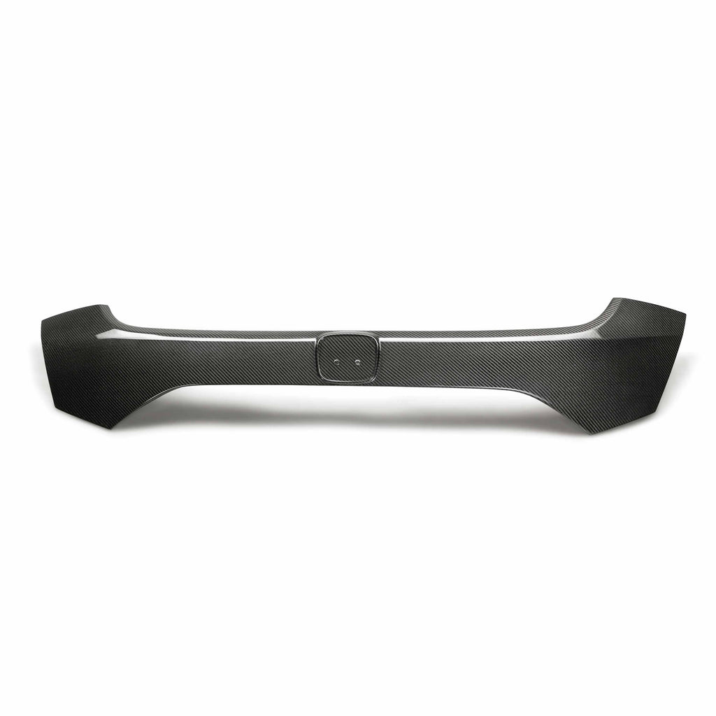 Seibon Carbon Fiber Rear License Trim - 2017-2021 Honda Civic Type R