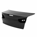 Seibon OEM-Style Carbon Fiber Trunk Lid - 2008-2015 Mitsubishi Lancer EVO X