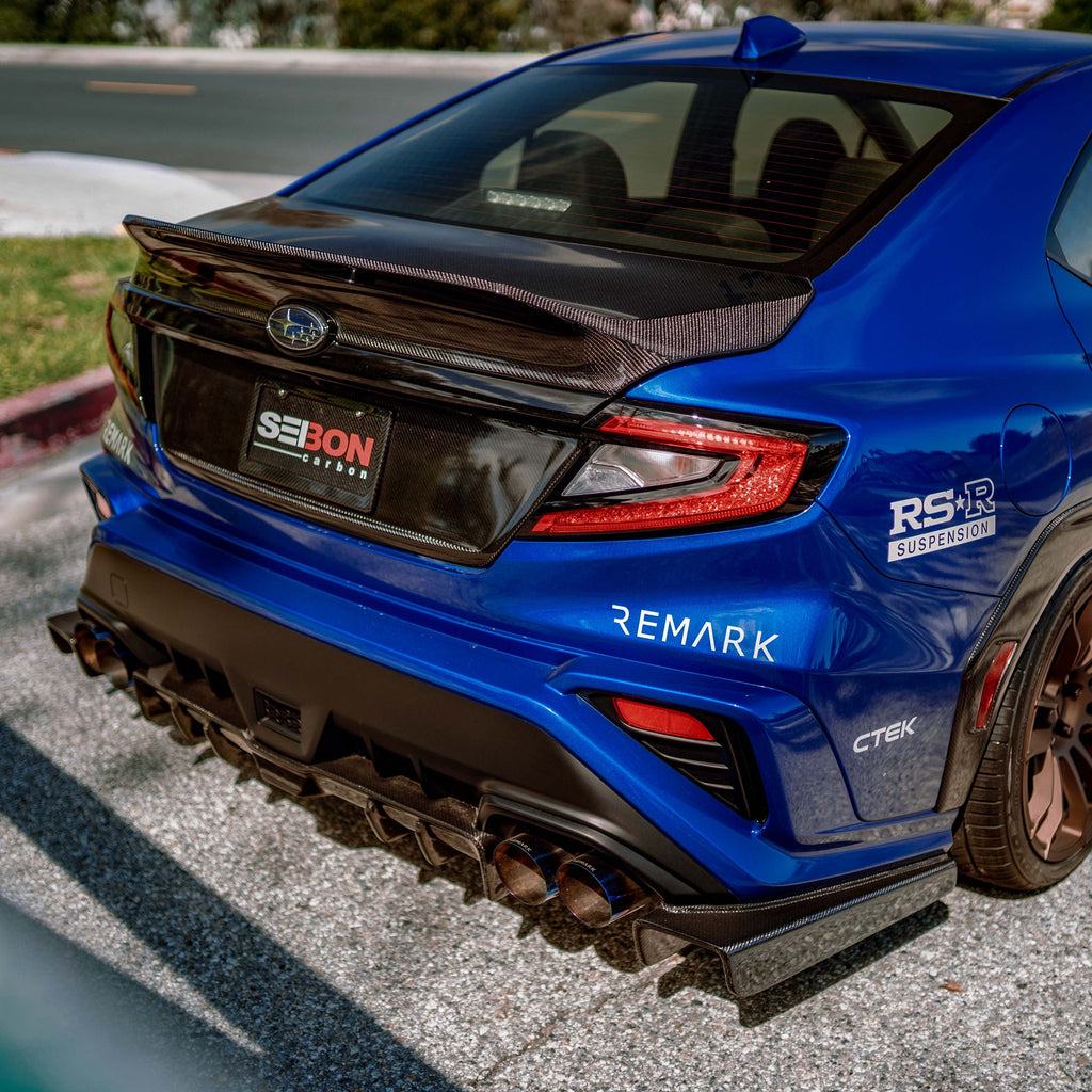 Seibon C-Style Carbon Fiber Trunk Lid - 2022-2024 Subaru WRX