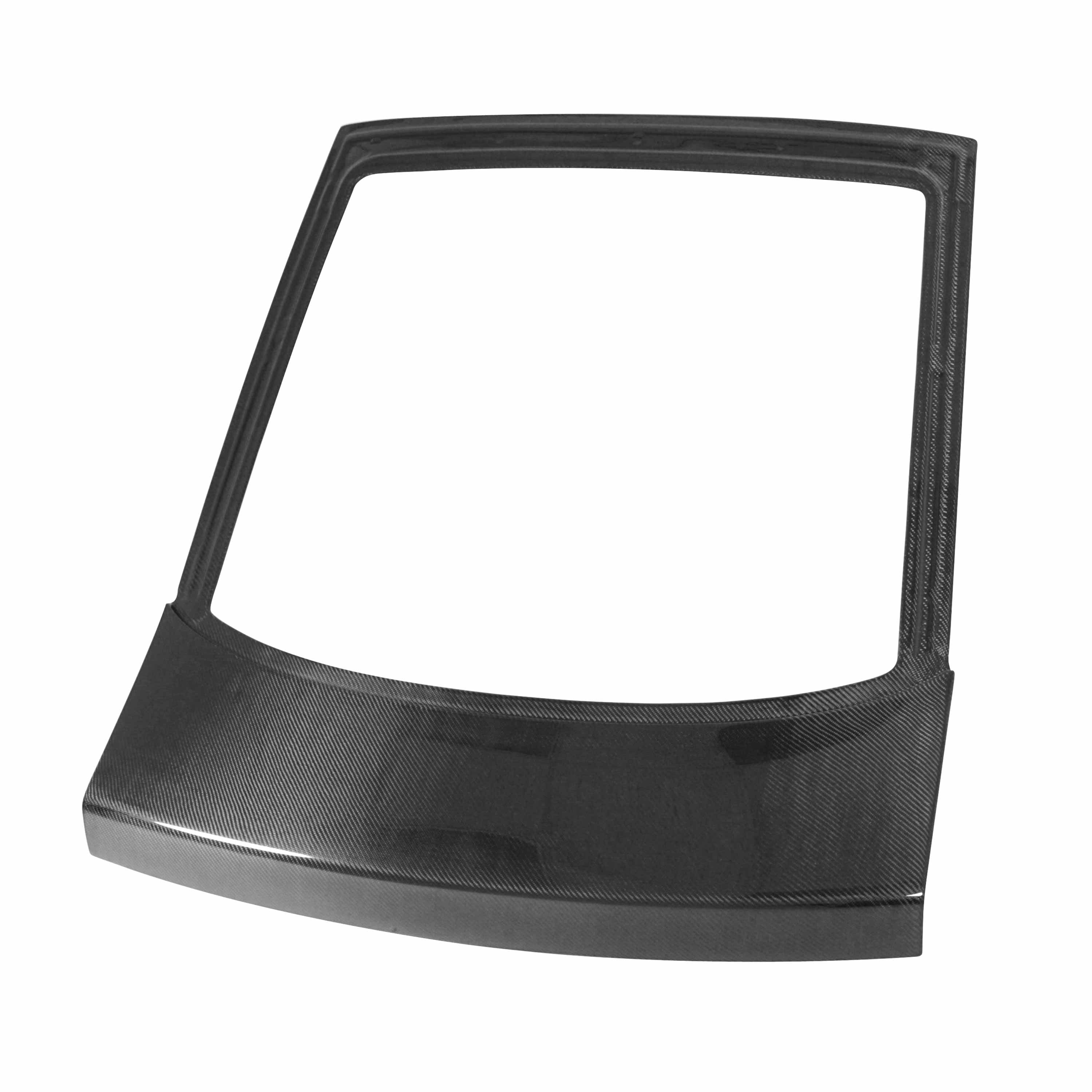 Seibon OEM-Style Carbon Fiber Trunk Lid - 1989-1994 Nissan 240SX Hatchback