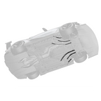 ADRO Racing Division Toyota GR Supra ARD Prepreg Race Undervanes