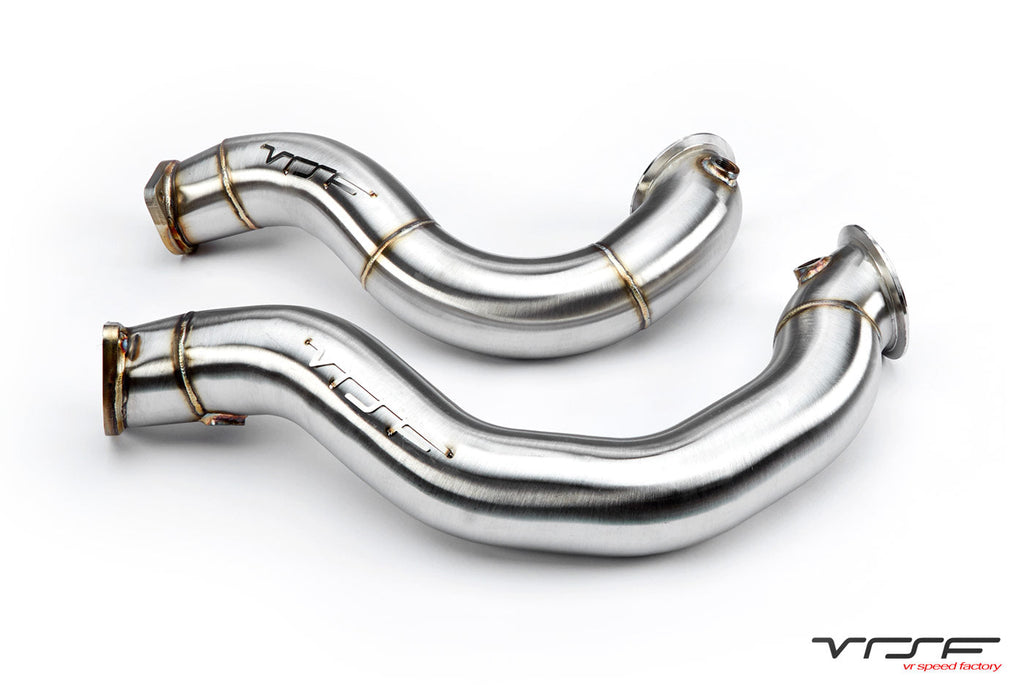 VRSF 3″ Cast Stainless Steel Catless Downpipes N54 V2 2007 – 2010 BMW 335i / 2008 – 2012 BMW 135i