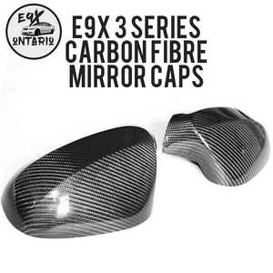 E9X 3 Series OEM Style Carbon Fibre Mirror Caps
