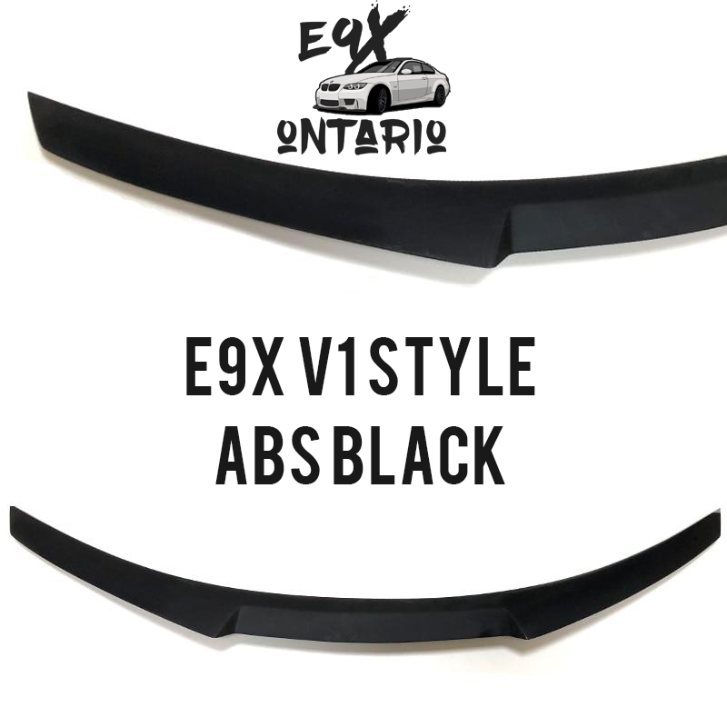 E9X V1 Style Carbon Trunk Spoiler