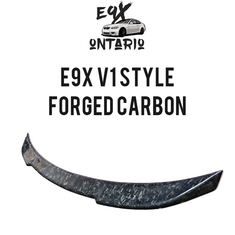 E9X V1 Style Carbon Trunk Spoiler