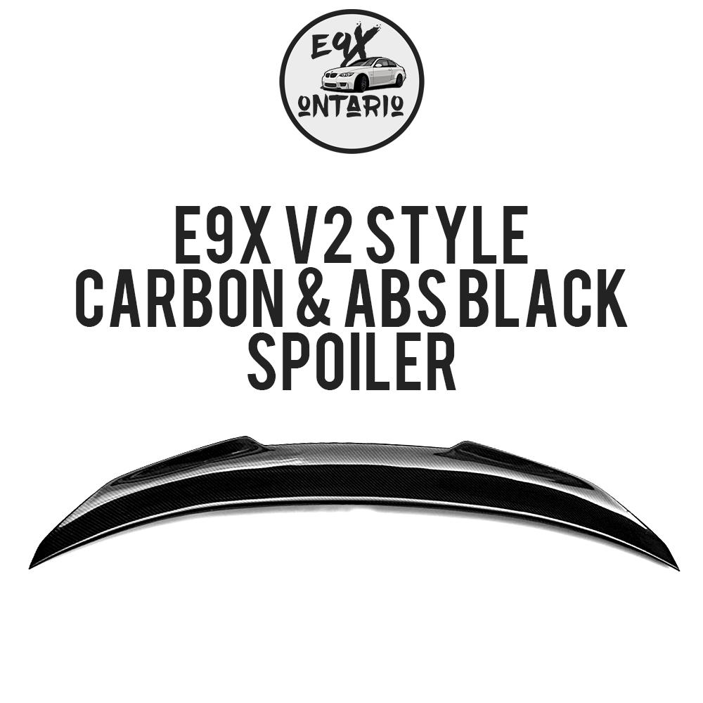 E9X V2 Style Carbon Trunk Spoiler