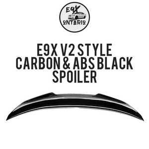 E9X V2 Style Carbon Trunk Spoiler
