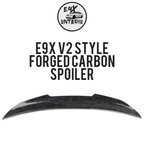 E9X V2 Style Carbon Trunk Spoiler