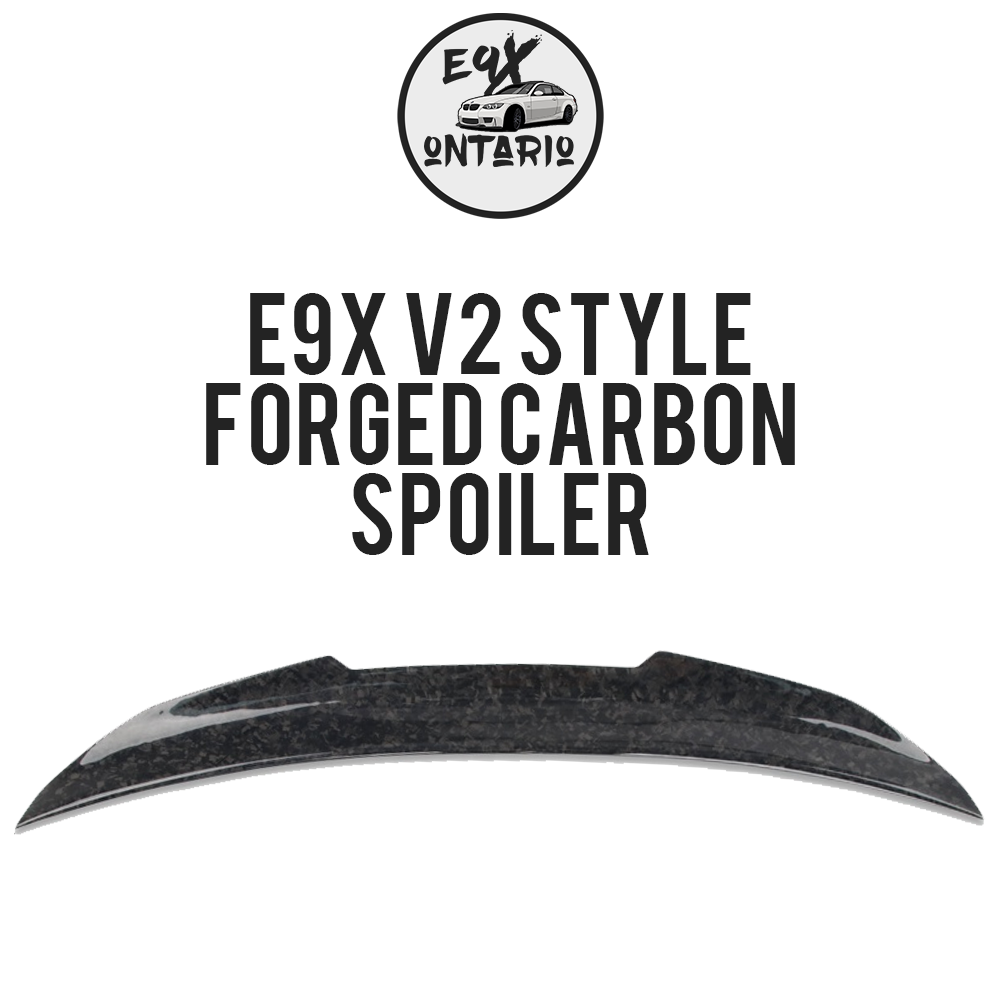 E9X V2 Style Carbon Trunk Spoiler