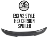 E9X V2 Style Carbon Trunk Spoiler