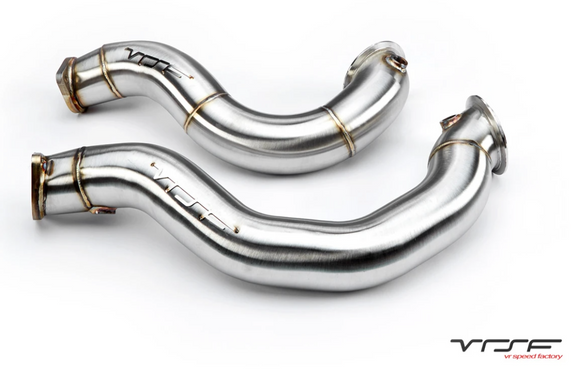 VRSF 3″ Cast Stainless Steel Catless Downpipes N54 V2 2007 – 2010 BMW 335i / 2008 – 2012 BMW 135i