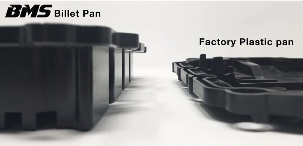 BMS Billet Aluminum BMW DCT transmission high capacity oil pan