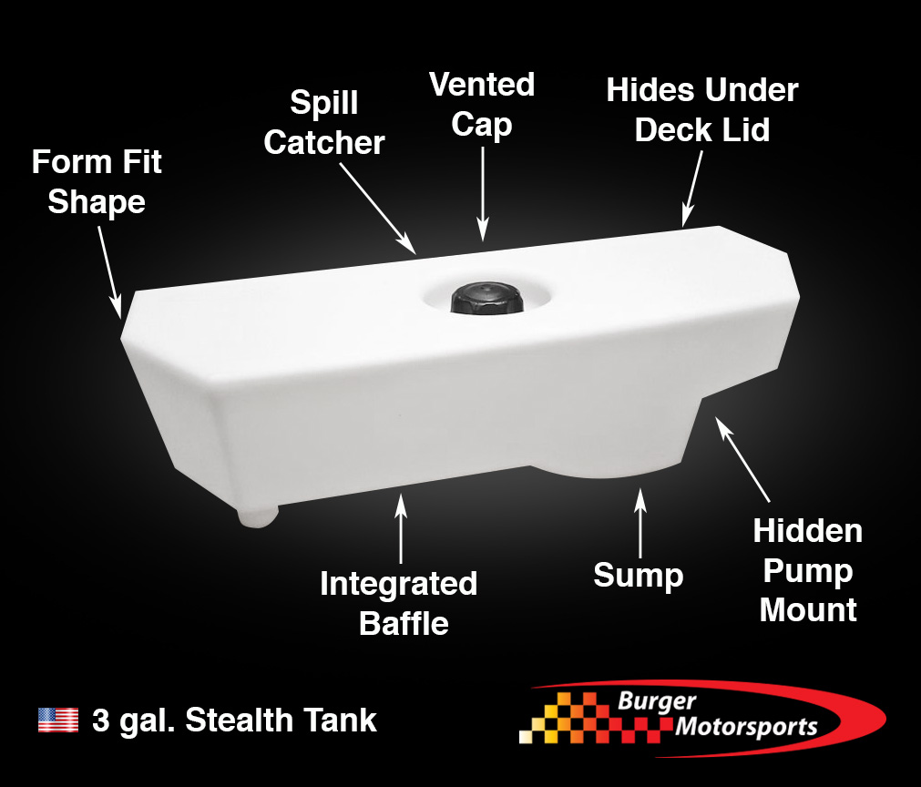 BMS 3 Gallon Stealth Tank for F chassis BMW